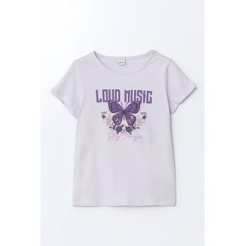 Tricou din bumbac cu imprimeu grafic