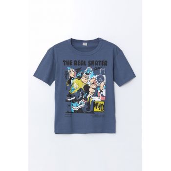 Tricou din bumbac cu imprimeu grafic