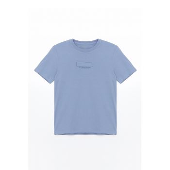 Tricou din bumbac cu model discret