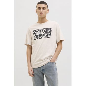 Tricou lejer cu imprimeu pe partea din fata