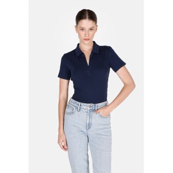 Tricou polo cu croiala slim-fit