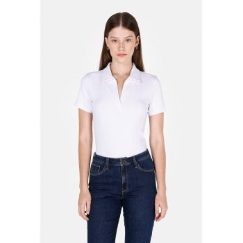 Tricou polo cu croiala slim-fit