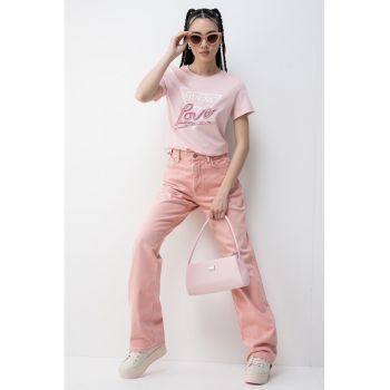 Tricou regular fit cu imprimeu logo