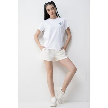 Tricou regular fit cu imprimeu pe piept