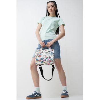 Tricou slim fit cu decolteu la baza gatului