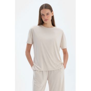 Tricou uni din amestec de modal