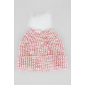 Caciula din tricot cu ciucure