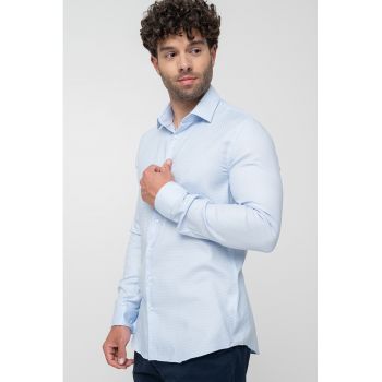Camasa slim fit cu maneci lungi