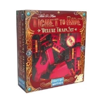 Extensie Ticket to Ride, Set Accesorii Editie Deluxe, Aniversara 20 ani, Rosu