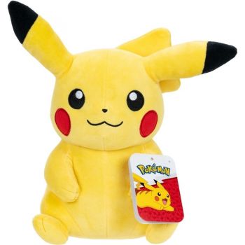 Jucarie de plus, Pokemon, 30 cm, Jazwares, Galben