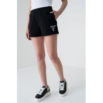Pantaloni scurti cu broderie logo
