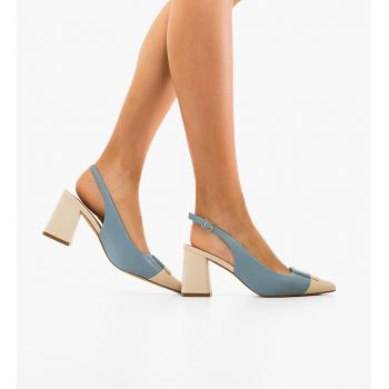 Pantofi dama Sandy Albastri ieftini
