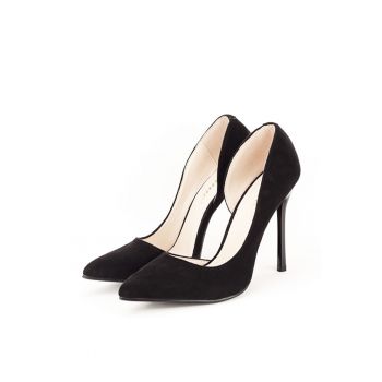 Pantofi negri decupati Aniston 01 10212