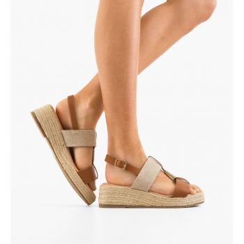 Sandale dama Venny Camel