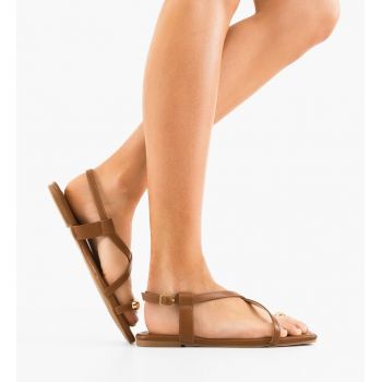 Sandale dama Yusti Camel