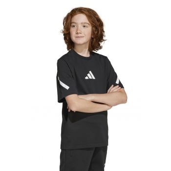 Tricou cu logo pe piept ZNE