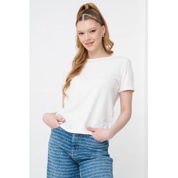 Tricou din bumbac cu logo
