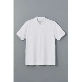 Tricou polo din bumbac pique