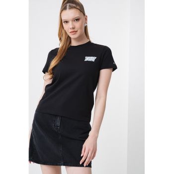 Tricou regular fit din bumbac Bubble