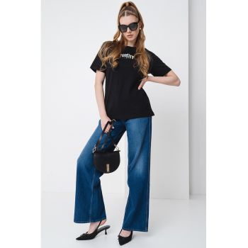 Tricou relaxed fit din bumbac Varsity