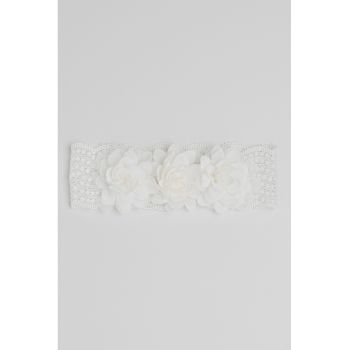 Bentita cu aplicatii florale