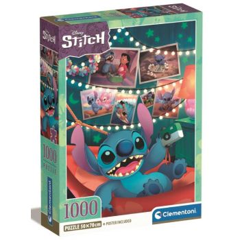 Clementoni Puzzle 1000 Pcs Disney Stitch (39793)