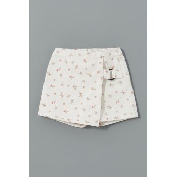 Fusta-pantalon cu model