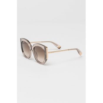 Ochelari de soare cat-eye supradimensionati