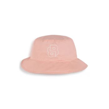 Palarie bucket din bumbac cu broderie logo