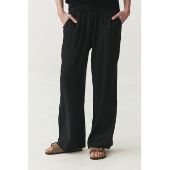 Pantaloni din amestec de in cu buzunare laterale Nerja