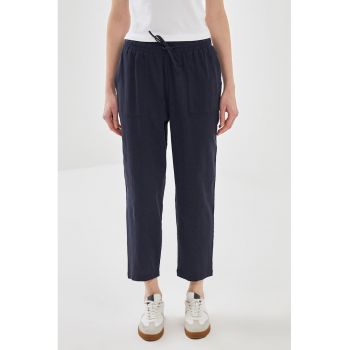 Pantaloni relaxed fit din bumbac