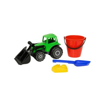 Plasto Tractor And Sand Toys 4 Parts (1514000)