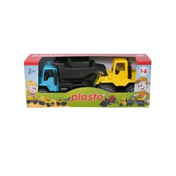 Plasto Truck And Shoveldozer (1629000box)