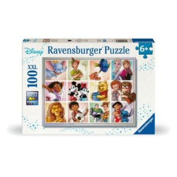 Ravensburger - Puzzle personaje Disney 100 piese XXL