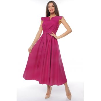 Rochie midi din bumbac