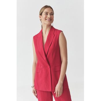 Sacou regular fit cu nasturi