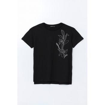 Tricou cu imprimeu floral