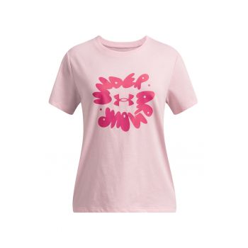 Tricou lejer cu logo rotund