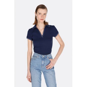 Tricou polo slim-fit