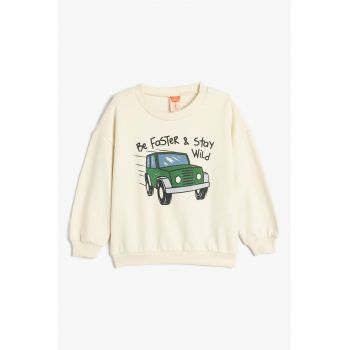 Bluza de trening cu imprimeu grafic