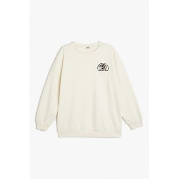 Bluza de trening cu logo brodat