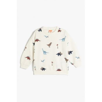 Bluza de trening din bumbac cu imprimeu
