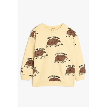Bluza de trening din bumbac cu imprimeu grafic