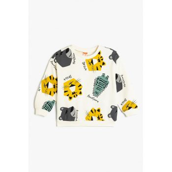Bluza de trening din bumbac cu imprimeu
