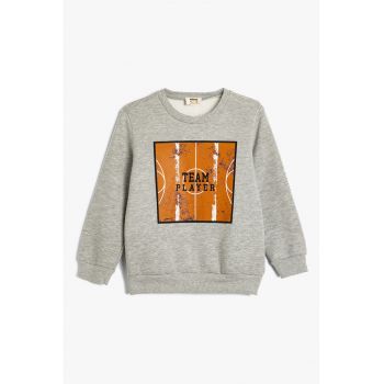 Bluza de trening regular fit cu model grafic