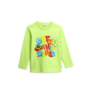 Bluza din bumbac cu imprimeu