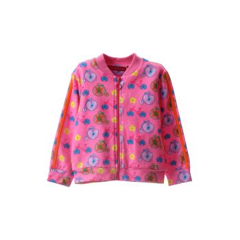 Cardigan cu imprimeu cu biciclete