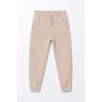 Pantaloni de trening cu snur de ajustare si buzunare oblice