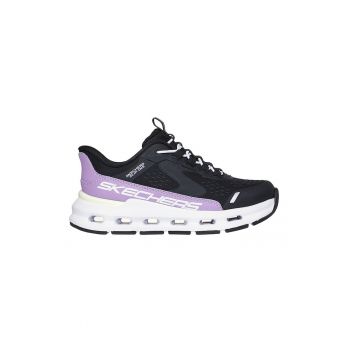 Pantofi Sport  Glide Step Slip-Ins JR 303654L-BKPR - Fete - Negru