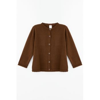 Pulover regular fit cu nasturi